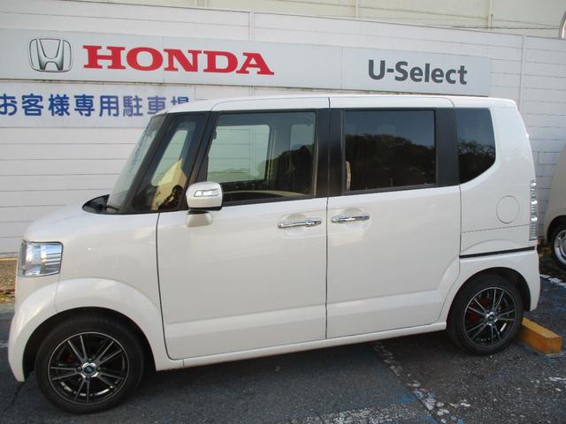 Ｎ－ＢＯＸ ＧＳＳパッケージ　社外ナビ　フルセグＴＶ　ＣＤ　ＤＶＤ　リヤカメラ　ＥＴＣ　左側電動スライドドア　禁煙　ドラレコ　リヤサンシェード　シートバックテーブル　リヤシートスライド　Ｉストップ　両側スライド片側電動ドア　イモビ（3枚目）