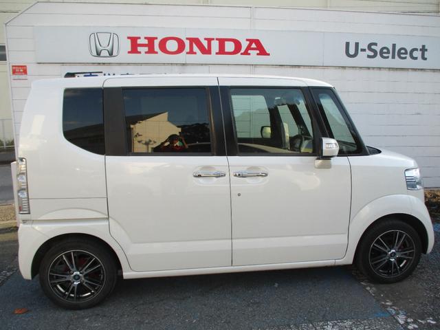 Ｎ－ＢＯＸ ＧＳＳパッケージ　社外ナビ　フルセグＴＶ　ＣＤ　ＤＶＤ　リヤカメラ　ＥＴＣ　左側電動スライドドア　禁煙　ドラレコ　リヤサンシェード　シートバックテーブル　リヤシートスライド　Ｉストップ　両側スライド片側電動ドア　イモビ（6枚目）