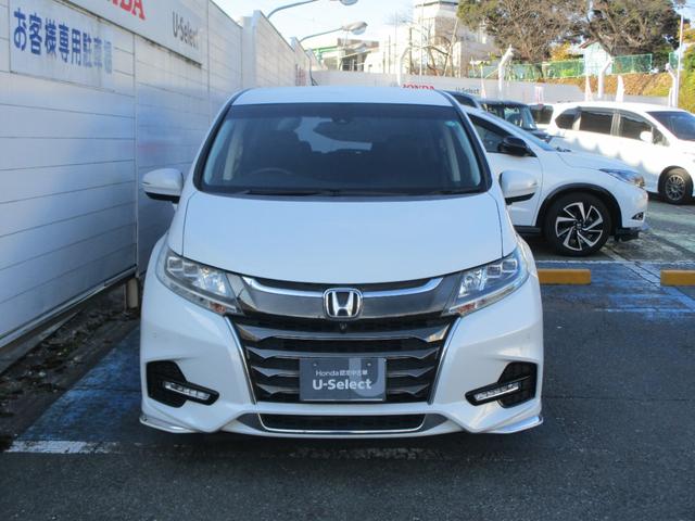 オデッセイ アブソルート・ＥＸホンダセンシング　１１．６インチフリップダウンモニター　９インチナビ　ナビ連動前後ドラレコ　ブラインドスポットインフォメーション　３ゾーンエアコン　運転手助手席パワーシートシートヒーター　マルチビューカメラ　ワンオーナ（2枚目）