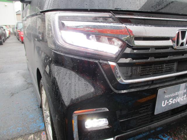 N-BOXカスタム Lターボ ワンオーナー ホンダセンシング LED 純正ナビ フルセグ BT バックカメラ ETC ナビ連動純正前後ドラレコ シートヒーター ルーフコンソール 両側パワスラ サイドカーテンエアバック 1オーナー(7枚目)