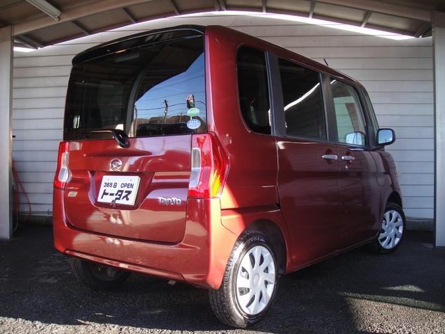タント Ｌ　禁煙車　ナビ　Ｂｌｕｅｔｏｏｔｈ　ＤＶＤ再生　ＥＴＣ　両側スライドドア　ドライブレコーダー　アイドリングストップ　電動格納ミラー　ロールサンシェード　車速ロック　ファイアークォーツレッドメタリック（2枚目）