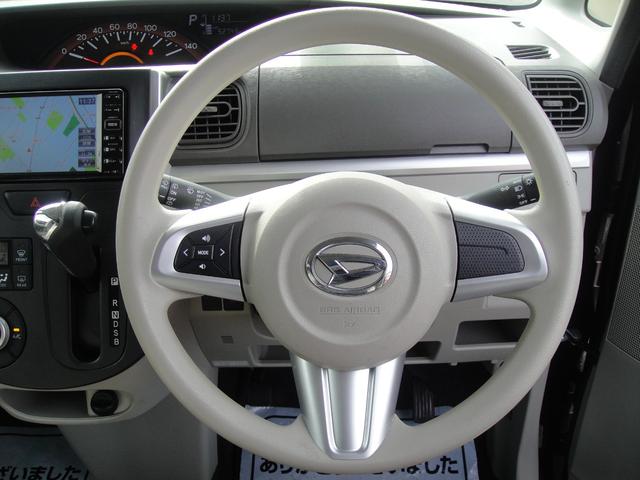 タント Ｘ　ＳＡ　禁煙車　ナビ　ＴＶ　ＣＤ　バックカメラ　パワースライド　スマートキー　ステアリングリモコン　オートエアコン　オートライト　オートリトラミラー　ロールサンシェード　チルトステアリング　シートリフター（11枚目）