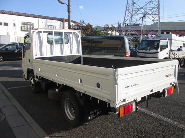 エルフトラック フルフラットロー 2t 平ボディー キーレス ETC 10尺木製全低床(3枚目)