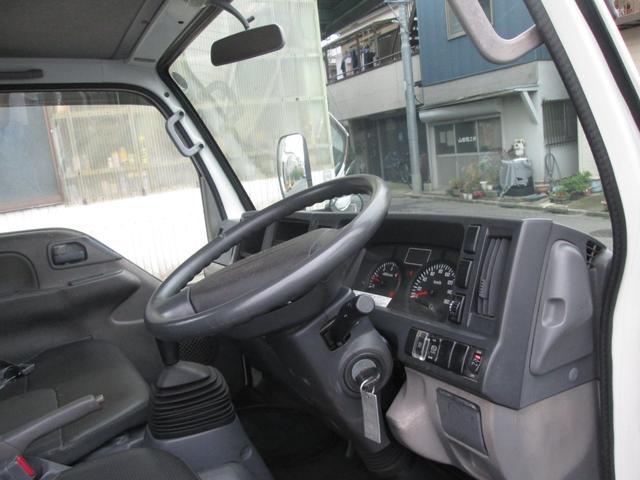 エルフトラック フルフラットロー 2t積み 垂直パワーリフト 10尺木製全低床(13枚目)