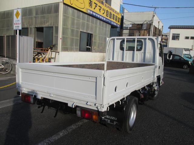 エルフトラック フルフラットロー 平ボディー オートマチック 10尺全低床 4ナンバー(4枚目)