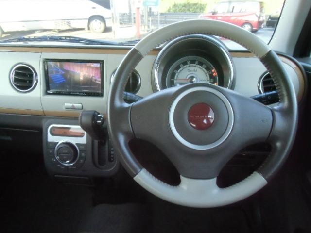 アルトラパンショコラ Ｘ　ナビＴＶ　禁煙車　電格ドアミラー　禁煙車両　全席ＰＷ　ベンチシ－ト　スマ－トキ－　フルフラットシート　ＳＤナビゲーション　ＷエアＢ　衝突安全ボディ　運転席エアバッグ　ＤＶＤ再生可　ＡＣ　ワンセグ（16枚目）