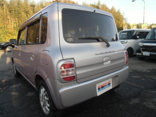 アルトラパン Ｘ２　キーレスキー　禁煙車　フルフラットシート　運転席エアバッグ　電格ミラー　衝突安全ボディ　ＡＢＳ　ベンチシート　キーレス付き　助手席エアバック　ＡＣ　ＰＳ　ＰＷ（9枚目）