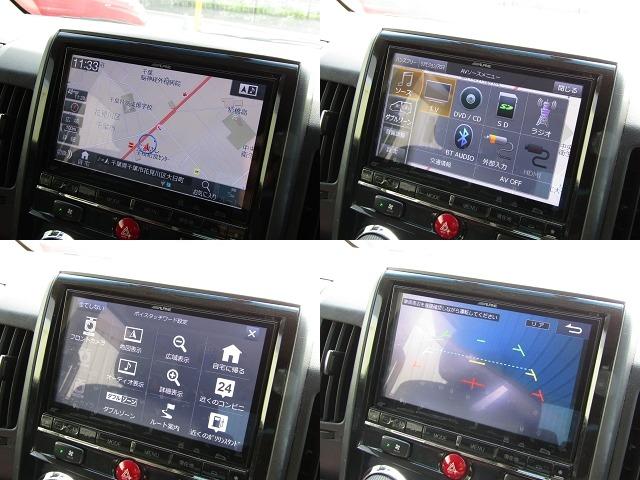 デリカＤ：５ シャモニー　１０周年記念車　アルパイン９型ＢＩＧＸ　ＣＤ／ＤＶＤ再生　ＢＴオーディオ　地デジ　両パワスラ　フリップダウンモニター　バックカメラ　専用ハーフレザー　専用クローム１８ＡＷ　ＥＴＣ　ヒーター付きＰシート（5枚目）