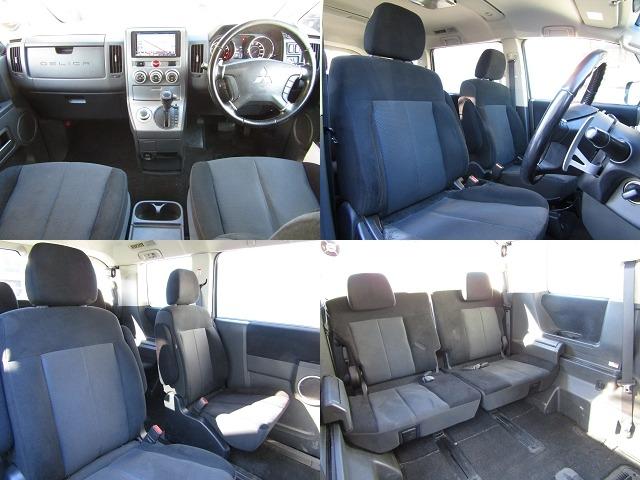 デリカＤ：５ Ｇ　パワーパッケージ　７人乗り　７型ＨＤＤナビ　ＣＤ／ＤＶＤ再生　地デジ　両パワスラ　バックカメラ　後席フリップダウンモニター　１オーナー　ＥＴＣ　クルーズコントロール　ＨＩＤヘッドライト（4枚目）