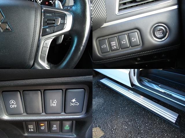 デリカＤ：５ Ｐ　１０．１型ナビ　ＣＤ／ＤＶＤ再生　ＢＴオーディオ　地デジ　両パワスラ　アラウンドビューモニター　エレクトリックテールゲート　オートステップ　エクストリームＪ１６インチＸＪ０６＋オープンカントリー（7枚目）