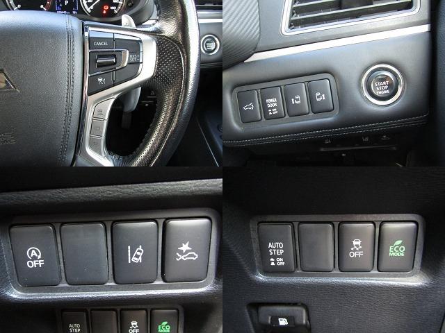 デリカＤ：５ Ｐ　７人乗り　１０．１型メモリナビ　ＣＤ／ＤＶＤ再生　ＢＴオーディオ　地デジ　両パワスラ　アラウンドビューモニター　エレクトリックテールゲート　オートステップ　ｅアシスト　ヒーター付き電動シート　ＬＥＤ（7枚目）