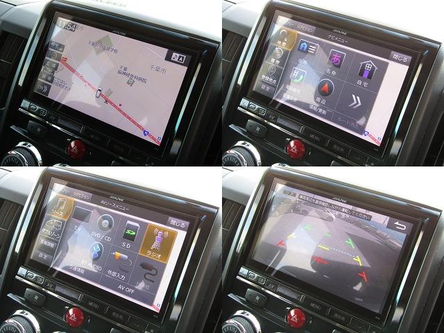 デリカＤ：５ Ｄ　パワーパッケージ　アルパイン９型ＢＩＧＸ　ＣＤ／ＤＶＤ再生　ＢＴオーディオ　地デジ　両パワスラ　後席フリップダウンモニター　バックカメラ　ＥＴＣ　シートヒーター　社外１６ＡＷ＋ジオランダー（5枚目）