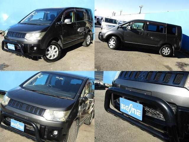 デリカＤ：５ Ｄ　パワーパッケージ　ストラーダ７型メモリナビ　ＣＤ／ＤＶＤ再生　ＢＴオーディオ　地デジ　両パワスラ　後席フリップダウンモニター　ゴクブト　バックカメラ　ＥＴＣ　シートヒーター（3枚目）