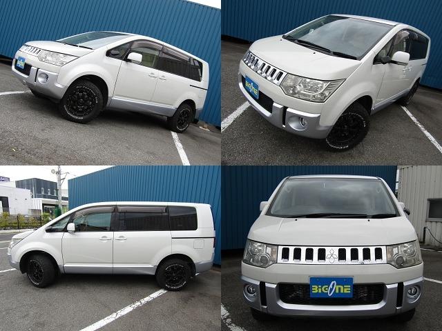 デリカＤ：５ Ｄ　パワーパッケージ　リフトＵＰカスタム　カロッツェリアサイバーナビ　ＣＤ／ＤＶＤ再生　ＢＴオーディオ　地デジ　両パワスラ　１６インチＭＫ４６＋グッドリッチＫｏ２　ＪＡＯＳ１インチキット　ＥＴＣ　クルーズコントロール（3枚目）