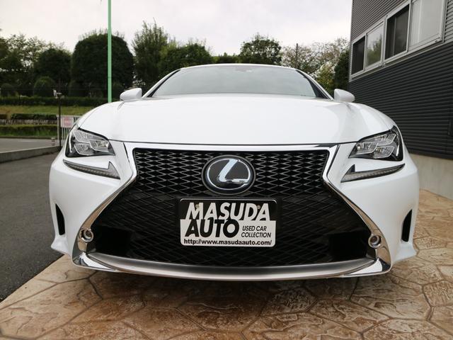 RC350 Fスポーツ 三眼LEDヘッドライト クリアランスソナー プリクラッシュセーフティー レーダークルーズ ブラインドスポットモニター オレンジキャリパー(2枚目)