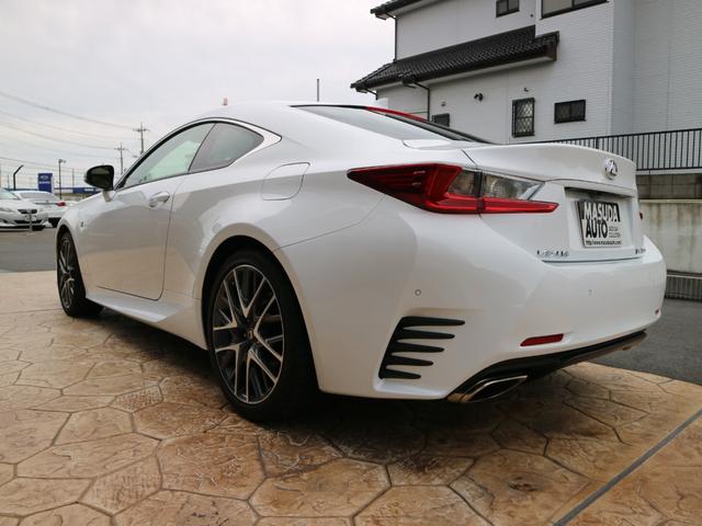 RC350 Fスポーツ 三眼LEDヘッドライト クリアランスソナー プリクラッシュセーフティー レーダークルーズ ブラインドスポットモニター オレンジキャリパー(5枚目)