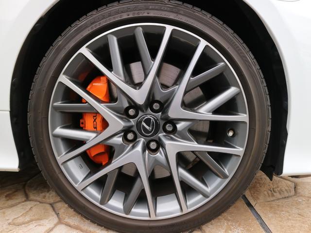 RC350 Fスポーツ 三眼LEDヘッドライト クリアランスソナー プリクラッシュセーフティー レーダークルーズ ブラインドスポットモニター オレンジキャリパー(46枚目)