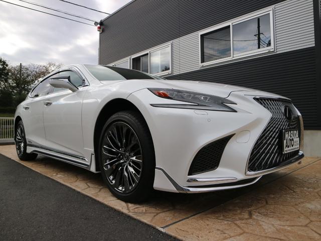 LS500h バージョンL モデリスタエアロキット スパッタリング塗装20インチ マークレビンソンオーディオ サンルーフ ドラレコ(3枚目)