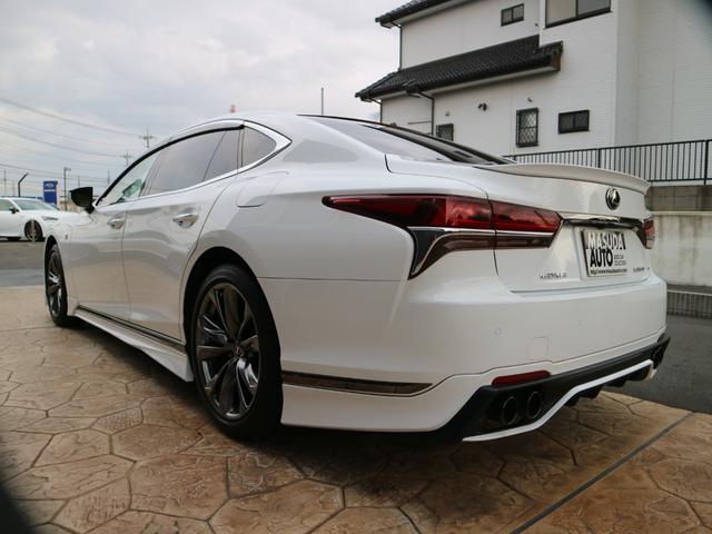 LS500 Fスポーツ 4WD TRDエアロ マフラー マークレビンソン デジタルインナーミラー ドライブレコーダー サンルーフ(5枚目)