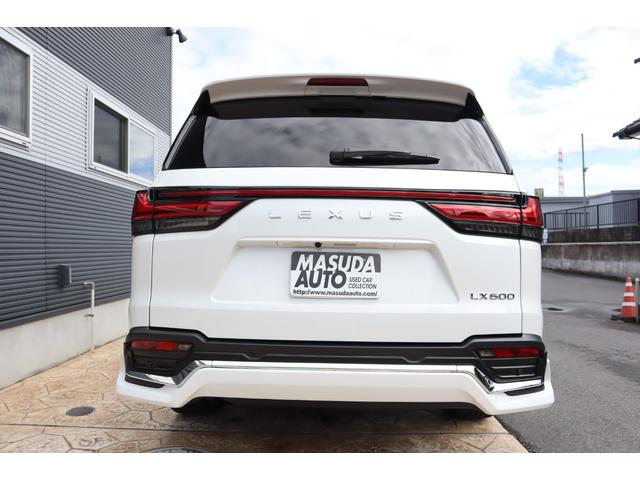 LX LX600 モデリスタエアロパーツ モデリスタサイドステップメタルプレート マークレビンソン リヤエンターテインメント 22インチAW サンルーフ デジタルインナーミラー 電動格納サードシート 7人乗り(6枚目)