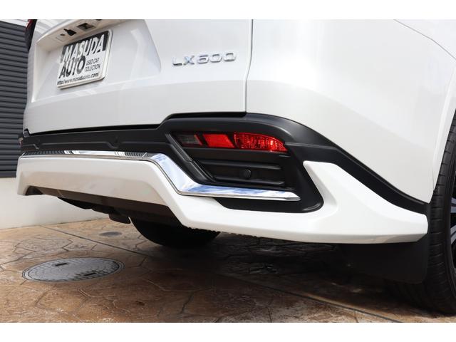 LX LX600 モデリスタエアロパーツ モデリスタサイドステップメタルプレート マークレビンソン リヤエンターテインメント 22インチAW サンルーフ デジタルインナーミラー 電動格納サードシート 7人乗り(14枚目)