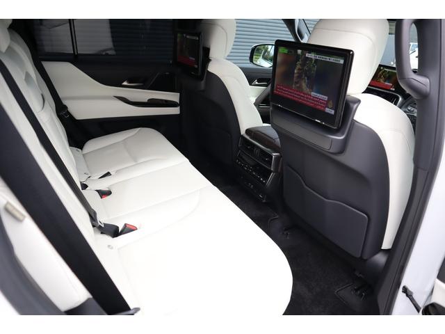 LX LX600 モデリスタエアロパーツ モデリスタサイドステップメタルプレート マークレビンソン リヤエンターテインメント 22インチAW サンルーフ デジタルインナーミラー 電動格納サードシート 7人乗り(53枚目)