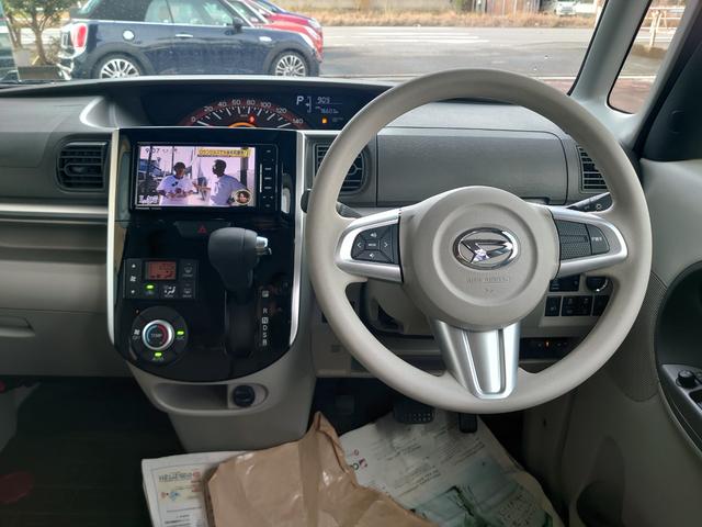 タント Ｘ　ＳＡＩＩＩ　パナソニックナビ地デジフルセグＴＶ　ＥＴＣ　電動スライドドア　ブルートゥース接続　パワーモード　スマアシ３　前後踏み間違い防止　スマートキー　プッシュスタート　電格ミラー　クリアランスソナー（8枚目）