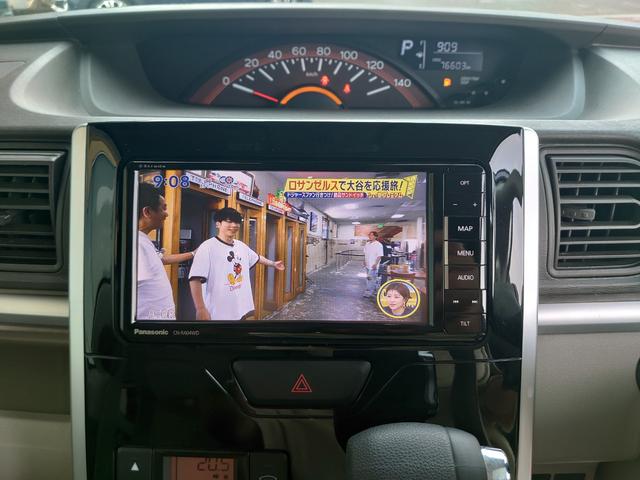 タント Ｘ　ＳＡＩＩＩ　パナソニックナビ地デジフルセグＴＶ　ＥＴＣ　電動スライドドア　ブルートゥース接続　パワーモード　スマアシ３　前後踏み間違い防止　スマートキー　プッシュスタート　電格ミラー　クリアランスソナー（9枚目）