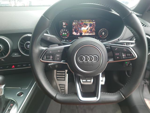 ＴＴクーペ ２．０ＴＦＳＩ　バーチャルコクピット　マトリクスＬＥＤヘッド　ブラウン革　アシスタンスＰＫＧ　ＭＭＩナビ地デジフルセグＴＶ　流れるウィンカー　ＥＴＣ　可変式リアウイング　ドライブセレクト　パドルシフト　パークアシスト（14枚目）