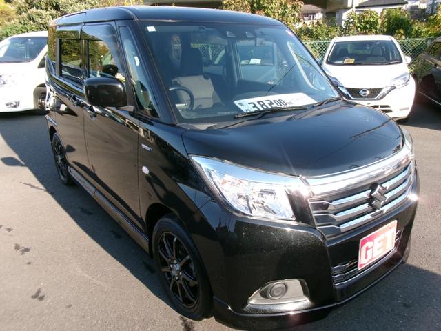 ソリオ ハイブリッドMX 禁煙車 デュアルカメラブレーキサポート バックカメラ 社外ナビTV Bluetooth 左パワースライドドア シートヒーター スマートキー 前後ドラレコ ロック連動格納ドアミラー 社外アルミ(7枚目)