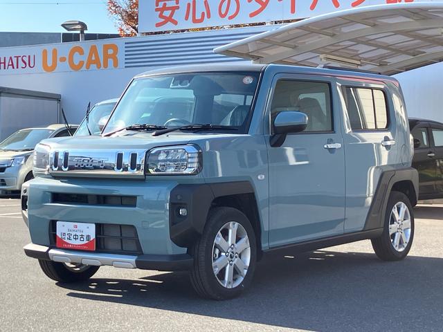 タフト Ｇ　クロムベンチャー　オーディオレス　衝突回避支援ブレーキ　誤発進抑制装置　アイドリングストップ　スマートキー　プッシュボタンスタート　盗難防止装置　イモビライザー　シートヒーター　オートライト　ＬＥＤヘッドライト（12枚目）