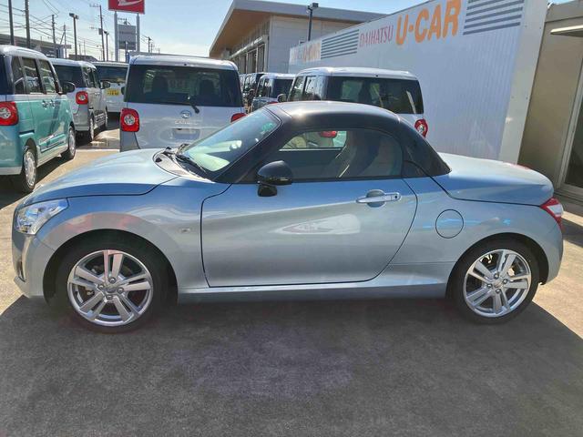 コペン ローブ　電動開閉式ルーフ　ＬＥＤヘッドライト　ハロゲンフォグランプ　キーフリーシステム　シートヒーター　オートエアコン　１６インチアルミホイール（8枚目）