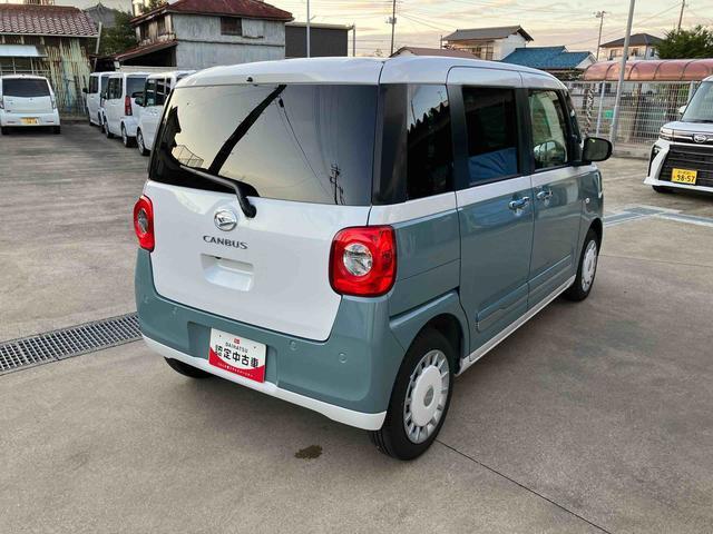 ムーヴキャンバス ストライプスＧ　両側パワースライドドア／ＬＥＤヘッドライト／オートライト／シートヒーター／次世代スマートアシスト／キーフリー／コーナーセンサー／サイドエアバック／バックカメラ／保温カップホルダー（38枚目）