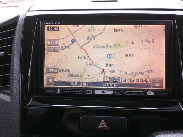 パレット ＸＳ　両側スライド・片側電動　ナビ　ＴＶ　ＨＩＤ　スマートキー　電動格納ミラー　ベンチシート　ＡＴ　盗難防止システム　ＡＢＳ　アルミホイール　衝突安全ボディ　エアコン　パワーステアリング　パワーウィンドウ（3枚目）