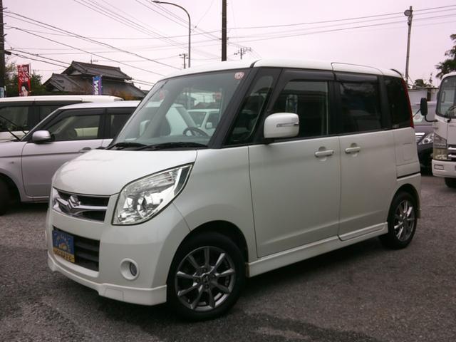 パレット ＸＳ　両側スライド・片側電動　ナビ　ＴＶ　ＨＩＤ　スマートキー　電動格納ミラー　ベンチシート　ＡＴ　盗難防止システム　ＡＢＳ　アルミホイール　衝突安全ボディ　エアコン　パワーステアリング　パワーウィンドウ（12枚目）