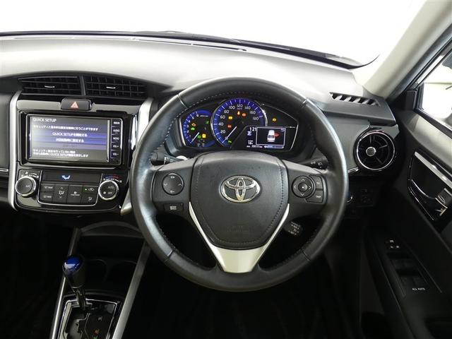 カローラアクシオ ハイブリッドG ミュージックプレイヤー接続可 アルミホイール 記録簿 キーレス CD 盗難防止装置 ハイブリッド オートクルーズコントロール メモリーナビ(2枚目)