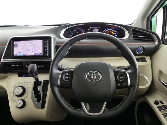 シエンタ ハイブリッドＧ　ドラレコ　ミュージックプレイヤー接続可　乗車定員７人　両側電動スライド　ウオークスルー　ワンオーナー　記録簿　キーレス　ＣＤ　盗難防止装置　ハイブリッド　メモリーナビ（4枚目）