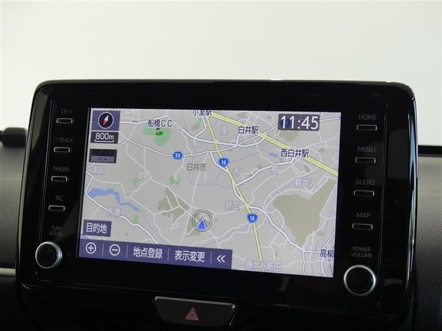 ヤリス ハイブリッドＺ　ミュージックプレイヤー接続可　展示・試乗車　ＬＥＤヘッドランプ　記録簿　キーレス　ＣＤ　盗難防止装置　ハイブリッド　オートクルーズコントロール　メモリーナビ　フルセグ（6枚目）