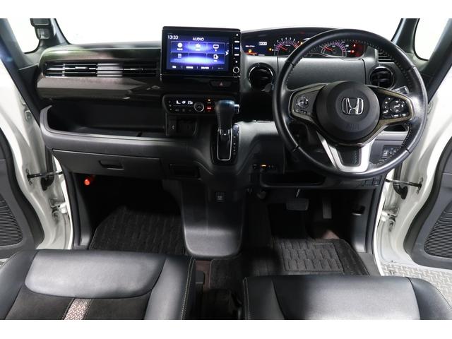 N-BOXカスタム G・EXターボホンダセンシング 認定中古車 1年保証付 ワンオーナー ナビ Bカメラ ETC 運転支援 電動格納ドアミラー 車線逸脱防止 1オーナ ブルートゥースオーディオ Rカメ 前席シートヒーター サイドエアバッグ タ-ボ AC(8枚目)