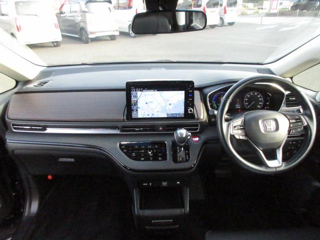 オデッセイハイブリッド ｅ：ＨＥＶアブソルート・ＥＸ　ホンダ認定中古車２年保証付　電動リアゲート　両側パワースライドドア　電動シート　全周囲カメラ　メモリーナビ　Ｂｌｕｅｔｏｏｔｈ　地デジフルセグ　シートヒーター　ＥＴＣ２．０車載器　安全運転補助装置（7枚目）