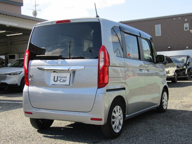 Ｎ－ＢＯＸ Ｌ　衝突被害軽減ブレーキ　Ａクルーズコントロール　ＣＤ　ＵＳＢ　リア左側パワースライドドア　ＬＥＤヘッドライト　オートライト　シートヒーター　ベンチシート　クリアランスソナー　スマートキー　１オーナ　禁煙（2枚目）