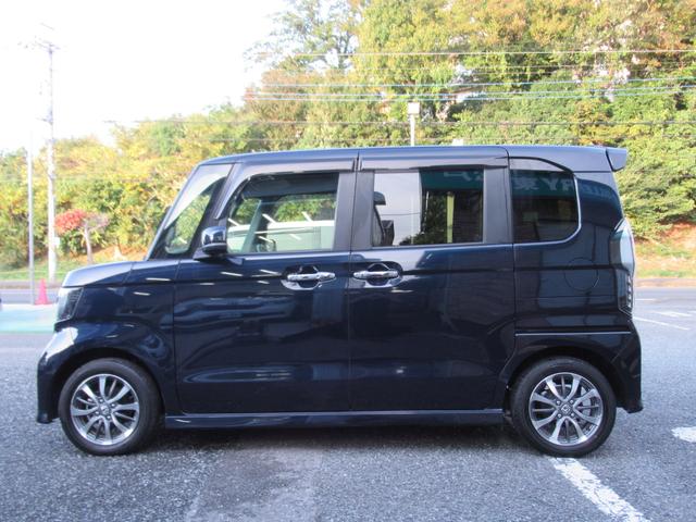 Ｎ－ＢＯＸカスタム Ｌ　衝突被害軽減ブレーキ　ＡＣＣ　前後ドラレコ　純正メモリーナビ　Ｂカメラ　フルセグＴＶ　ＣＤ　ＤＶＤ　ＵＳＢ　Ｂｌｕｅｔｏｏｔｈ　リア左側ＰＳＤ　純正ＡＷ　ＬＥＤ　シートヒーター　ＥＴＣ　１オーナー（4枚目）