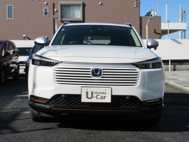 ヴェゼル ｅ：ＨＥＶ　Ｘ・ＨｕＮＴパッケージ　衝突被害軽減ブレーキ　ＡＣＣ　ドラレコ　純正メモリーナビ　Ｂカメラ　フルセグＴＶ　ＣＤ　ＤＶＤ　ＵＳＢ入力端子　ＢＴ　純正ＡＷ　ＬＥＤ　クリアランスソナー　ルーフレール　ＥＴＣ２．０　１オーナ　禁煙車（22枚目）