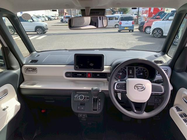 ムーヴキャンバス ストライプスG バックカメラ 両側電動スライドドア クリアランスソナー 衝突被害軽減システム オートライト LEDヘッドランプ スマートキー アイドリングストップ 電動格納ミラー シートヒーター ベンチシート CVT(2枚目)