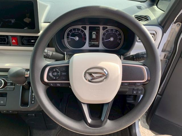 ムーヴキャンバス ストライプスG バックカメラ 両側電動スライドドア クリアランスソナー 衝突被害軽減システム オートライト LEDヘッドランプ スマートキー アイドリングストップ 電動格納ミラー シートヒーター ベンチシート CVT(3枚目)