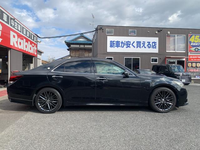 クラウンハイブリッド アスリートＳ　ドライブレコーダー　ＥＴＣ　オートクルーズコントロール　バックカメラ　ナビ　ＴＶ　アルミホイール　ＨＩＤ　サンルーフ　ＣＶＴ　シートヒーター　シートエアコン　スマートキー　電動格納ミラー（15枚目）