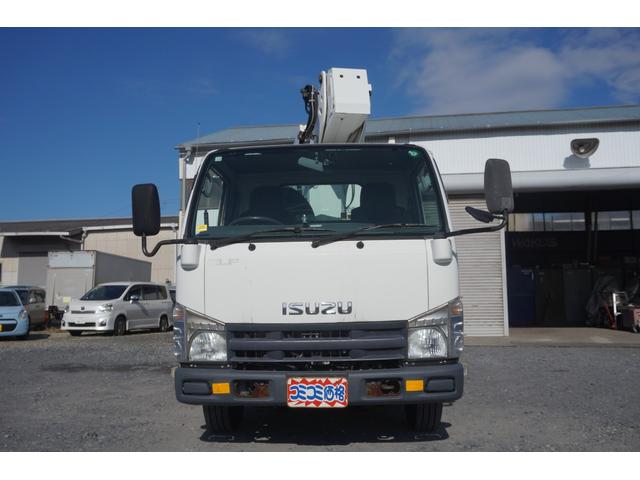 エルフトラック 高所作業車 アイチ製SH11A ジャッキ自動セット ブーム自動格納 架装部1893時間 走行6.9万キロ ETC ナビ TV ジョイスティック 左荷箱 走行6.3万キロ バックカメラ(4枚目)