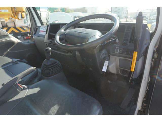 エルフトラック 高所作業車 アイチ製SH11A ジャッキ自動セット ブーム自動格納 架装部1893時間 走行6.9万キロ ETC ナビ TV ジョイスティック 左荷箱 走行6.3万キロ バックカメラ(13枚目)