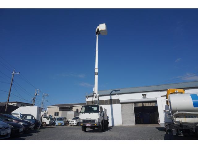 エルフトラック 高所作業車 アイチ製SH11A ジャッキ自動セット ブーム自動格納 架装部1893時間 走行6.9万キロ ETC ナビ TV ジョイスティック 左荷箱 走行6.3万キロ バックカメラ(25枚目)