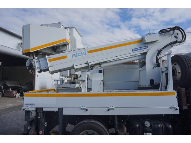 エルフトラック 高所作業車 アイチ製SH11A ジャッキ自動セット ブーム自動格納 架装部1893時間 走行6.9万キロ ETC ナビ TV ジョイスティック 左荷箱 走行6.3万キロ バックカメラ(35枚目)